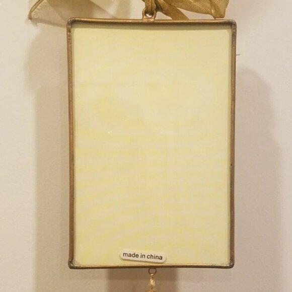 Lovely Little Angel with Roses in Wicker Backet Hanging Framed Picture - Picture 7 of 8